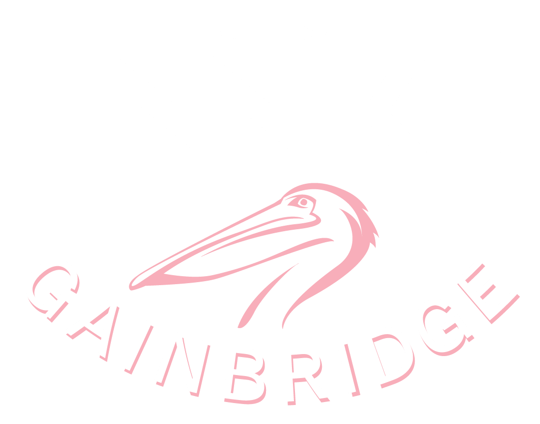 The Annika driven by Gainbridge at Pelican logo